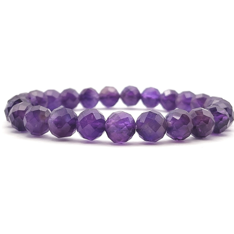 Amethyst Cutting Bracelet